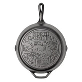 American Road Trip: 12 Inch Seasoned Cast Iron Skillet, North Carolina