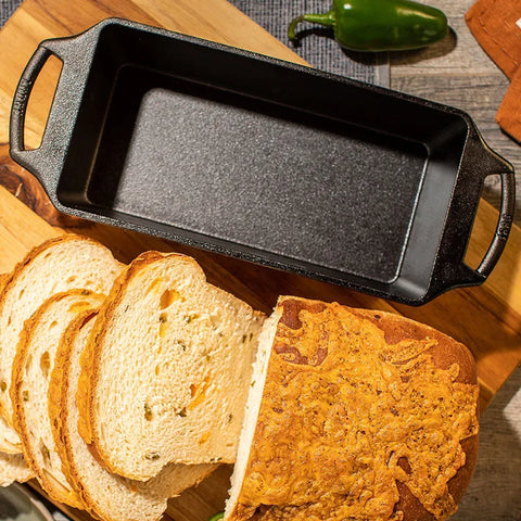 Seasoned Cast Iron Large Loaf Pan