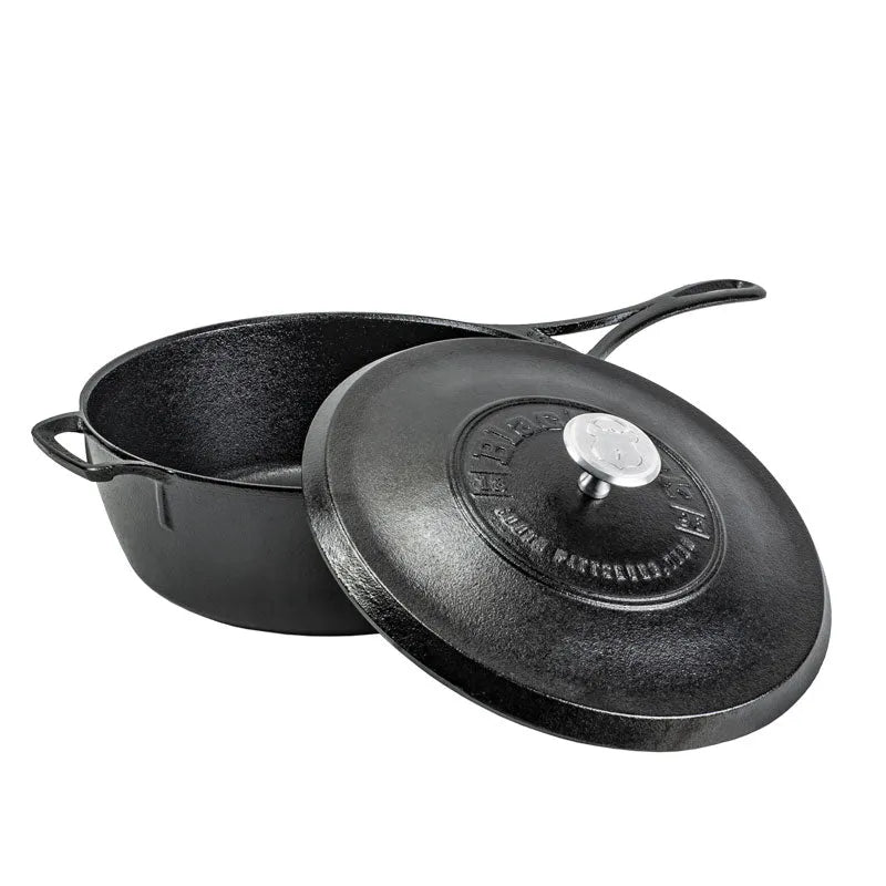 Blacklock 4 Quart Lightweight Cast Iron Deep Skillet With Lid