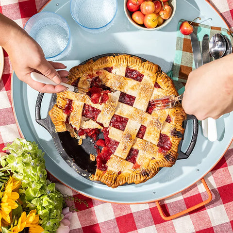 9 Inch Seasoned Cast Iron Pie Pan