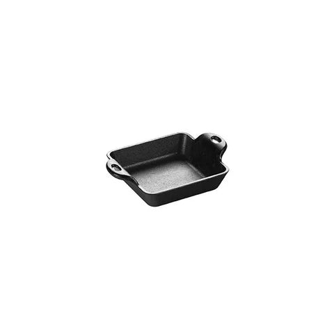 Heat-Treated 10 Ounce Square Cast Iron Mini Server