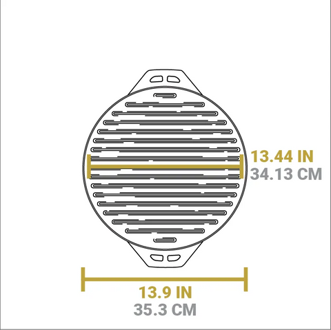 14 Inch Cast Iron Cook-It-All