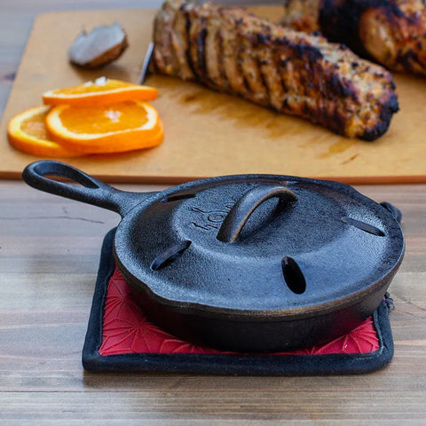 6.5 Inch Seasoned Cast Iron Smoker Skillet