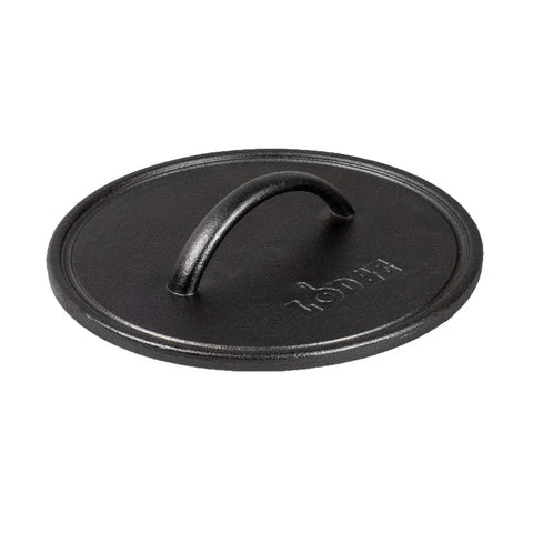 Seasoned Cast Iron Round Grill Press