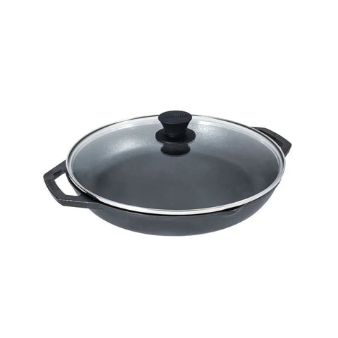 Chef Collection 12 Inch Cast Iron Everyday Pan