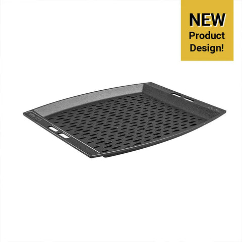 15 x 12 Inch Seasoned Cast Iron Grill Topper