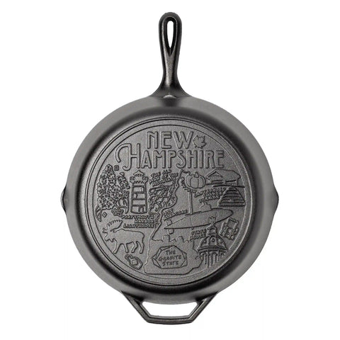 American Road Trip: 12 Inch Seasoned Cast Iron Skillet, New Hampshire