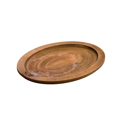 13.25 Inch Jumbo Oval Walnut Wood Underliner