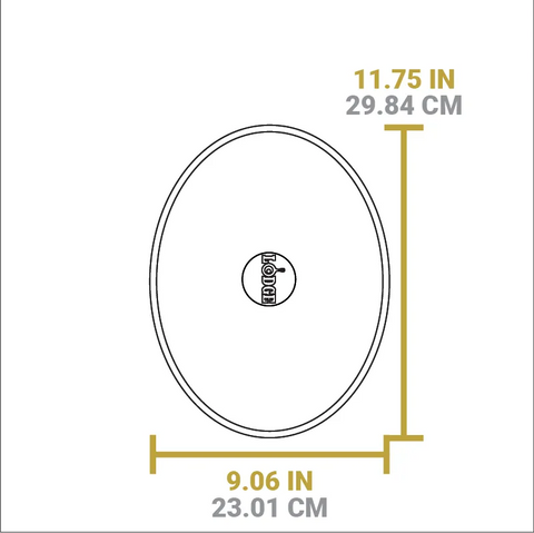 Oval Wood Underliner