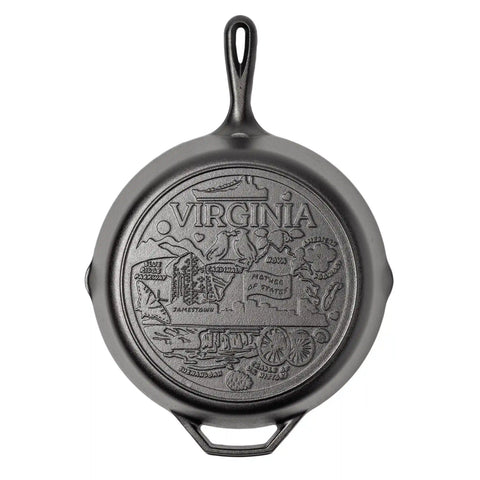 American Road Trip: 12 Inch Seasoned Cast Iron Skillet, Virginia