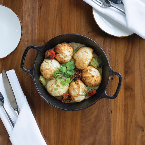 Cast Iron Dual-Handle Pan