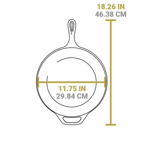 Cast Iron Deep Skillet