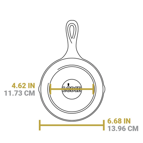 Round Cast Iron Grill Pan