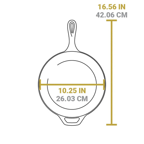 Cast Iron Covered Deep Skillet